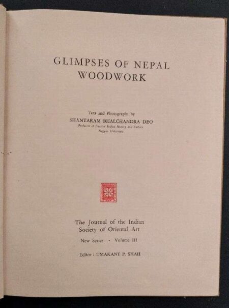Glimpses of Nepal Woodwork