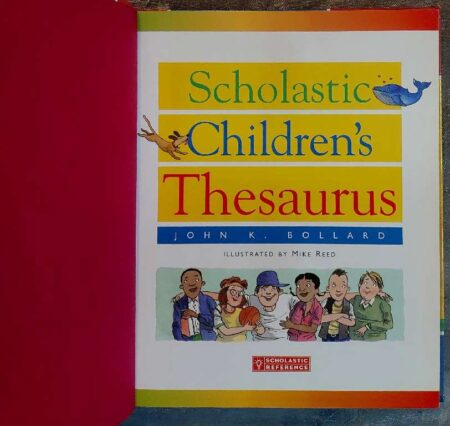Scholastic children's thesaurus
