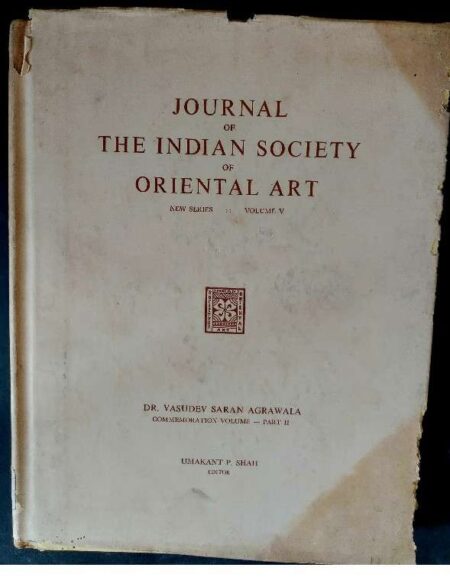 Journal of the Indian society  of oriental art