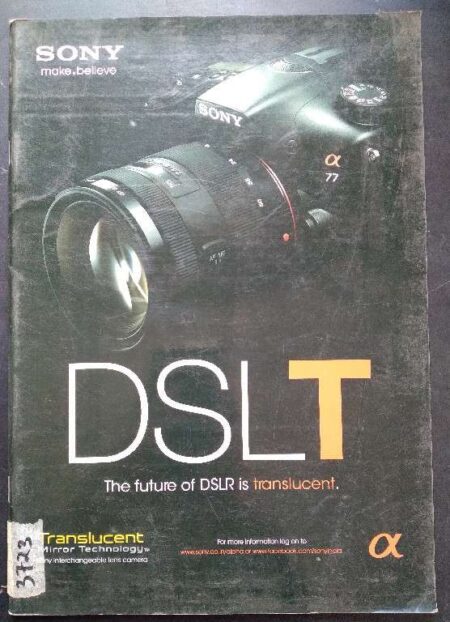 DSLT THE FUTURE OF DSLR IS TRANSLUCENT
