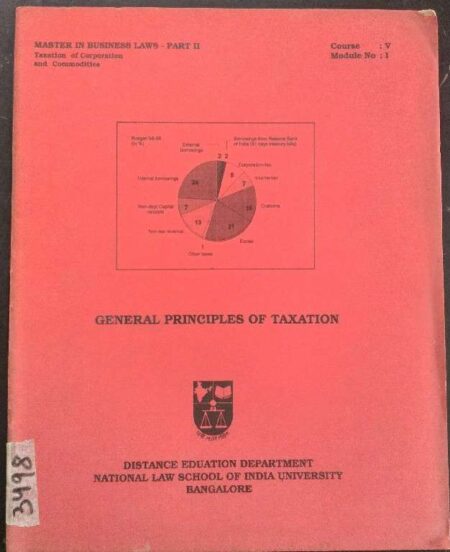 General Principal of Taxation