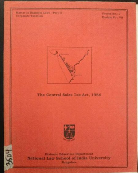 The Central Sales Tax Act, 1956