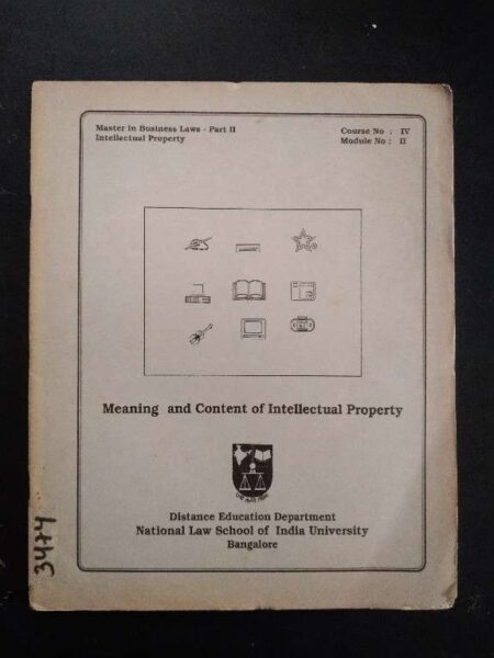 Meaning and Content of Intellectual Property