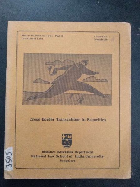 Cross Border Transactions in Securities