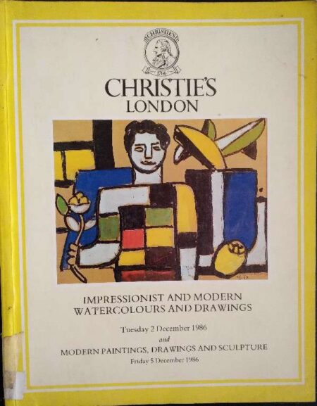 Christie's London Impression Watercolours and Drawing Tuesday 2 December 1986