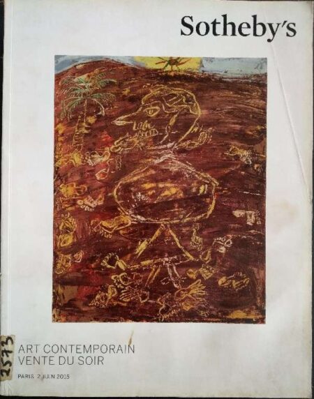 Sotheby's Art Contemporain Vente Du Soir Paris 2 June 2015