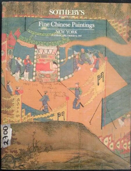 Sotheby's Fine Chinese Painting New York Tuesday, December 8, 1987