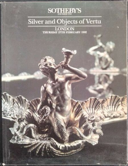 Silver and objects of Vertu London, Thursday 27 feb, 1992