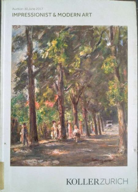 koller zurich auction: 30 June 2017, impressionist and modern art