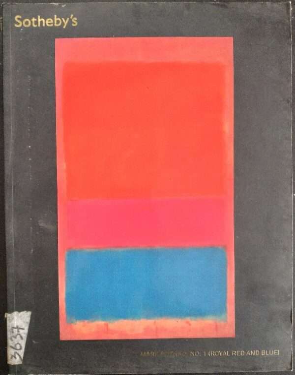 Sotheby's mark rothko No.1 (royal red and blue)