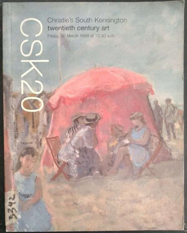 Christie's south kensington twentieth century art Friday, 26 March 1999 at 10.30 a.m. CSK20