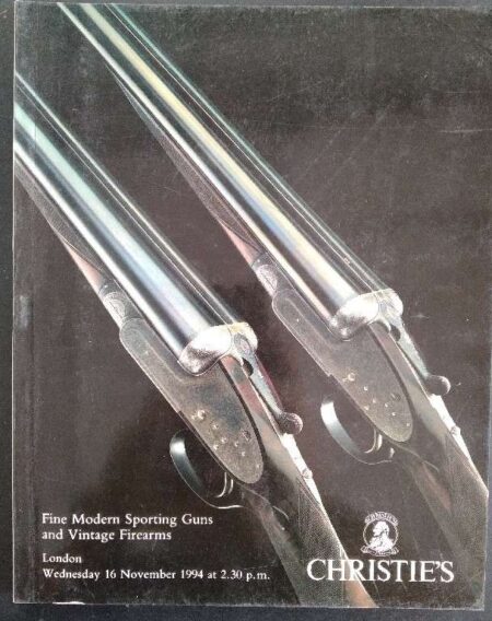 Christie's Fine Modern Sporting Guns And Vintages Finearms London Wednesday 16