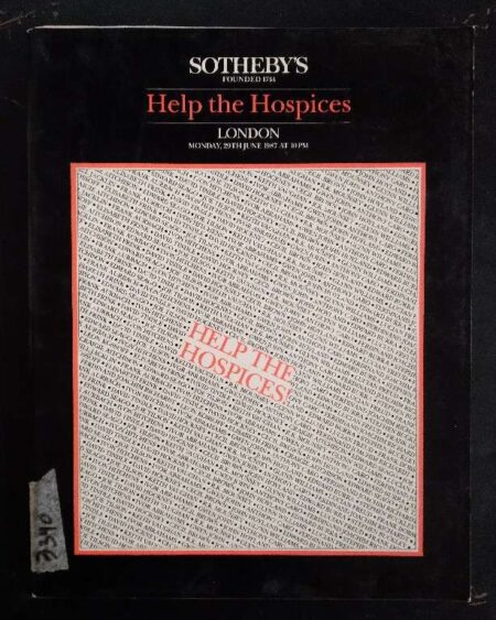Sothebys's Help The Hpsospices Lodon Monday, 29th June 1987 At 10 PM