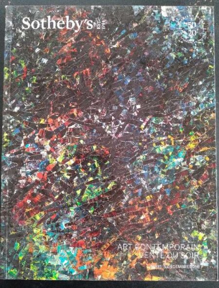 Sortheby's Art Contemporian Vente Du Soir Paris 5 December 2018