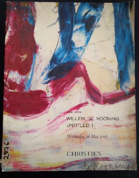 Christie's New York Willem De Kooning Untitled Wedenesday 16 May 2007