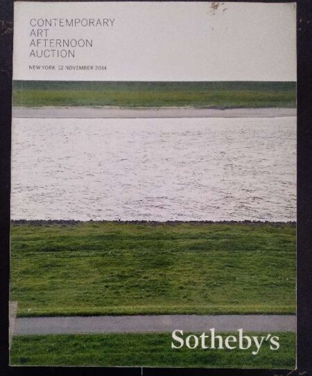 Sotheby's Contemporary Art Afternoon Auction New York 12 November 2014