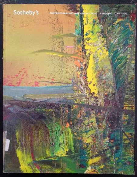 Sothby's Contemporary Art Morning Auction New York 10 May 2012