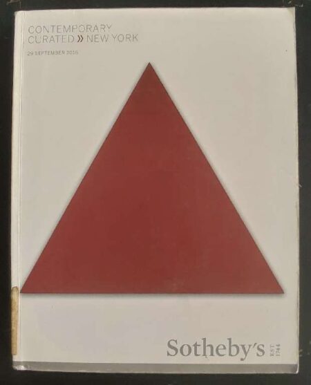 Sothby's Contemporary Curated New York 29 September 2016