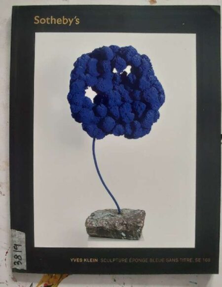 Sotheby's Yves Klein Suclpture Eponge Bkeue Sans Titre, Se 168 Contemporary Art Evenong Auction 14 May 2013 At 7 pm Lot 12