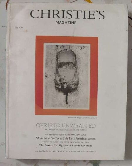 Christie's Magazine Christo Unwrapped The Artist On His Past, Presnt And Future Art Advirer Extraodinaire Amanda Love Eduardo Costantini And His Latin American Dream Tpuria El Glaouri And the 1-54 African Art Fair The Fantastical Figures of Laurie Simmons Auction Highlights : 20th Century New York & Hong Kong Week