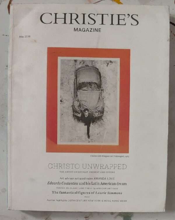 Christie's Magazine Christo Unwrapped The Artist On His Past, Presnt And Future Art Advirer Extraodinaire Amanda Love Eduardo Costantini And His Latin American Dream Tpuria El Glaouri And the 1-54 African Art Fair The Fantastical Figures of Laurie Simmons Auction Highlights : 20th Century New York & Hong Kong Week