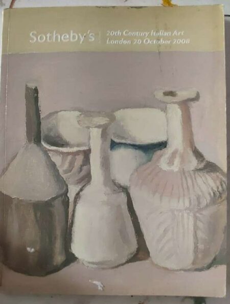 Sotheby's 20th Century Italian Art London 20 October 2008