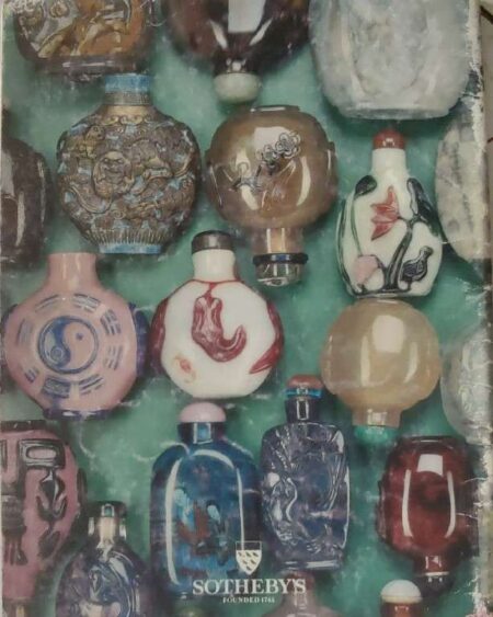 Sotheby's Painting, Snuff Bottle And Oriental Carving, Silver, Jewellery And Furniture Sussex Tuesday 19th May 1992 To Tuesday 26th May 1992