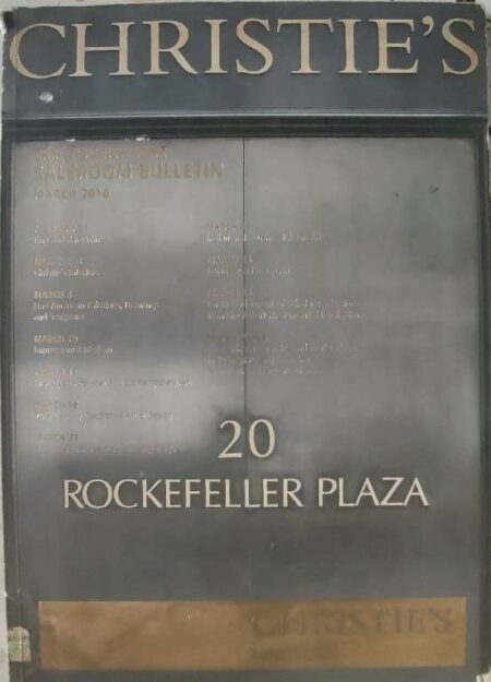 Christie's New York Saleroom Bulletin March 2010 20 Rockefeller Plaza
