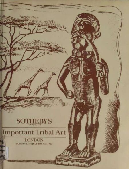 Sotheby's Important Tribal Art London Monday 11th July 1998 At 11 AM