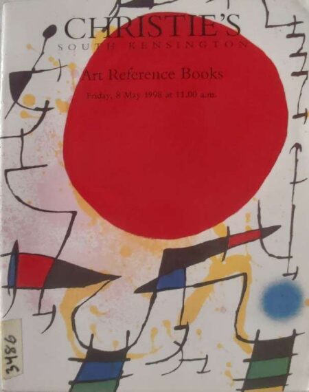 Christie's South Kensington Art Reference Books Friday, 8 May 1998 At 11.00 AM