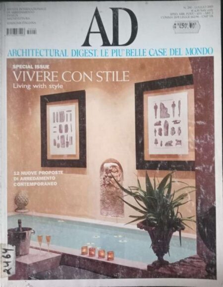 Artchitectural Digest. Le Piu Belle Case Del Mondo Special Issue Vviere Con Stile Living With Style