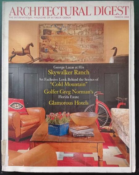 Architectural Digest The International Magazine of The Interior Design March 2004
