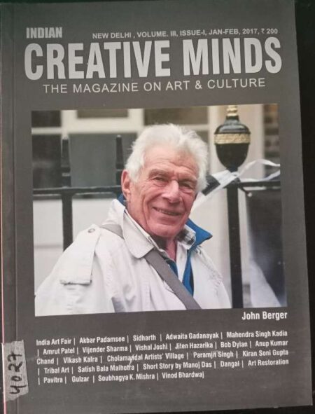 Indian Creative Minds The Magazine On Art & Culture New Delhi, Volume.III, Issue-I, Jan-Feb, 2017