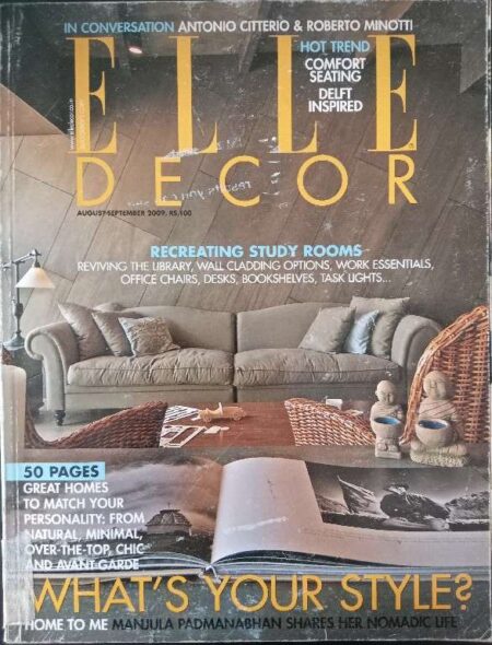 Elle Décor August-September 2009
