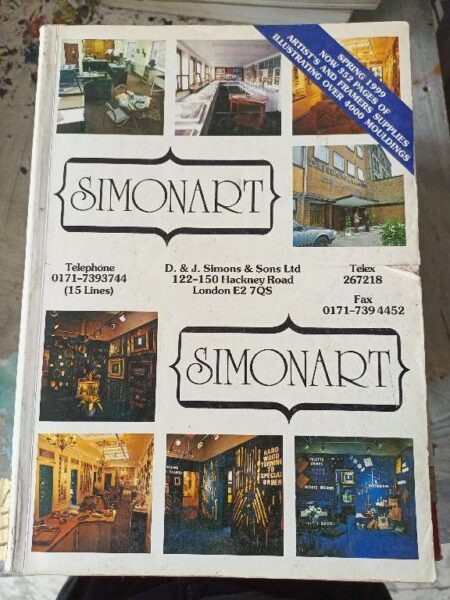 Simonart D. & J> Simons & Sons Ltd 122*150 Hackney Road London E2 7QS