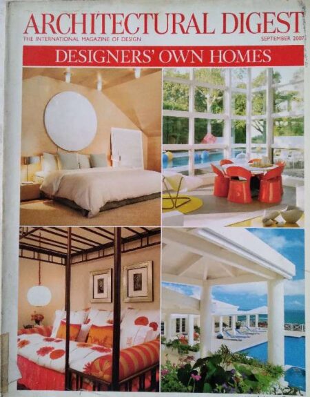 Architectural digest sept. 2007