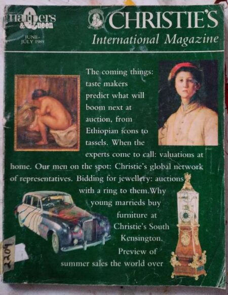 Christie's harpers & queen June-July 1989
