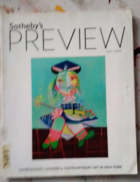 Sotheby's Preview May 2009 Impressionist, Modern & Contemporary Art In New York