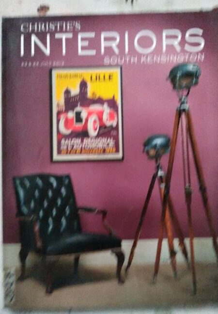 Christie's Interiors South Kensington 23 & 24 July 2013