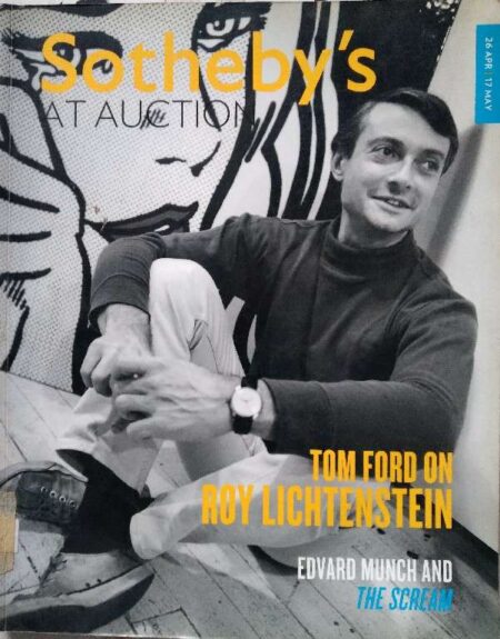 Sotheby's Ar Auction Tom Ford On Lichtenstein Edvard Munch And The Scream 26 April, 17 May