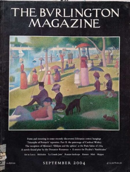 The Bvrlington Magazine September 2004
