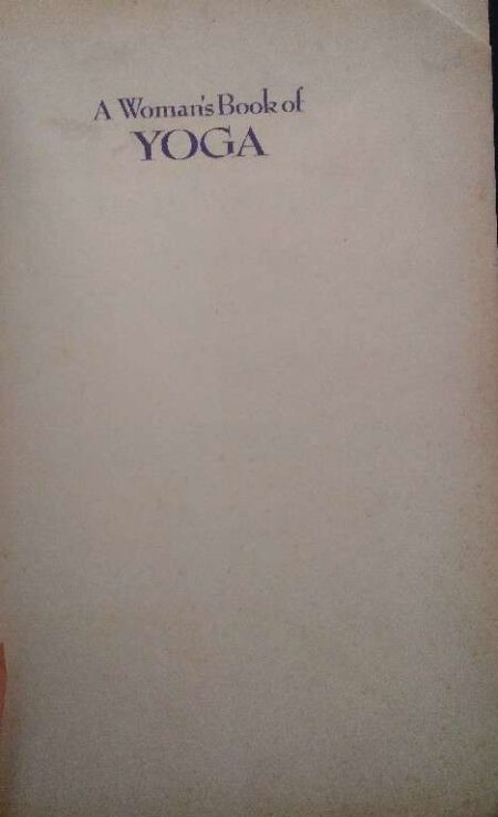 A Woman's Book of Yoga