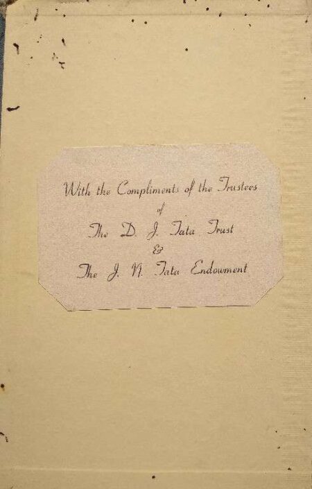 Jamestiji Nusserwanji tata A Chronicel of His Life With A Foreword