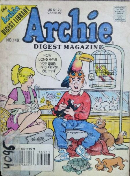 Archie Digest Magazine Bigest Liberary No. 149