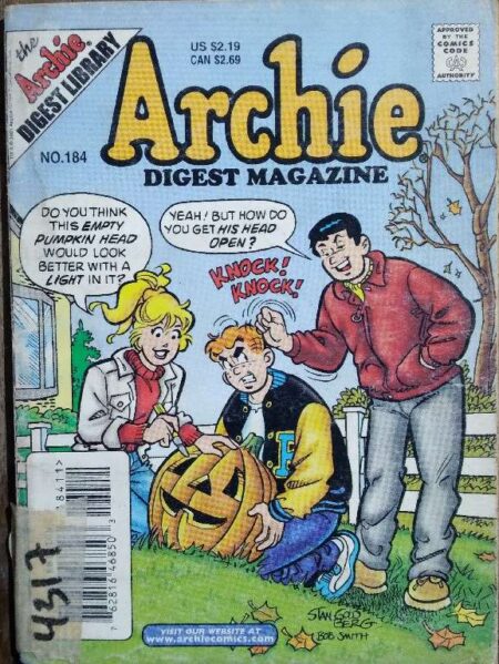 Archie Digest Magazine Bigest Library No. 184