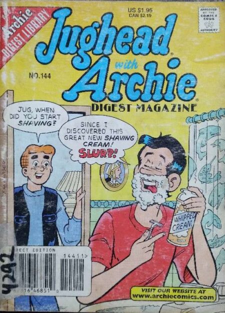 Juaghead With Archie Digest Magazine Bigest Laiberary No. 144