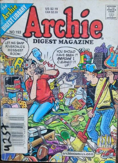 Archie Digest Magazine Bigest Liberary No. 193