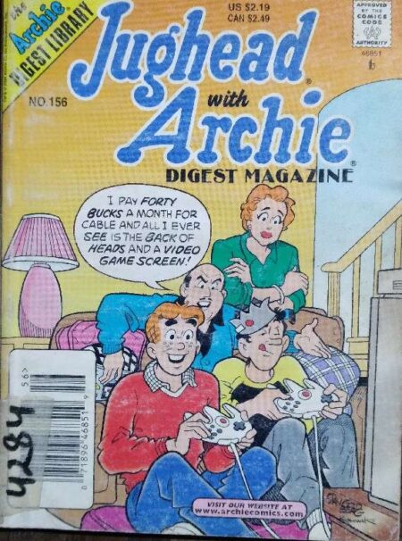 Juaghead With Archie Digest Magazine Bigest Laiberary No. 156