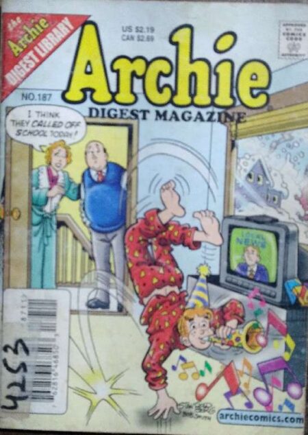 Archie Annual Digest Magazine Bigest Liberary No. 187