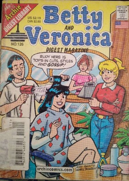 Betty And Veronica Digest Magazine Archie Digest Library No. 126